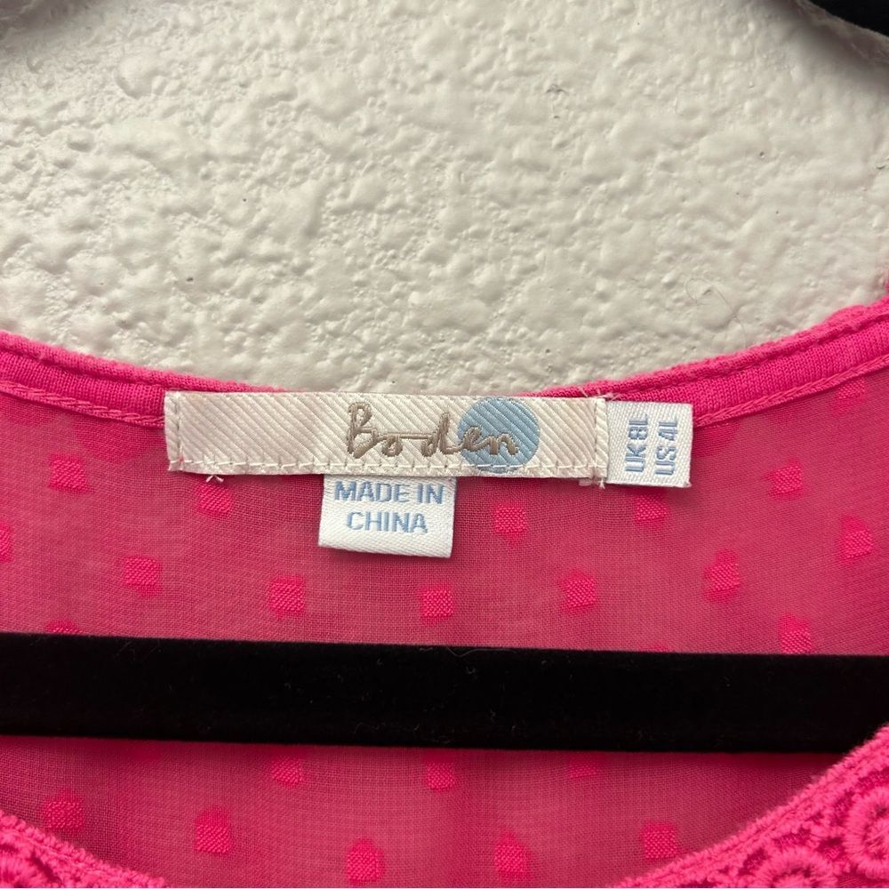 Boden Day Dress Bright Pink Jersey Size US 4L - Picture 6 of 14
